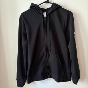 Adidas Black Zip-Up Hoodie